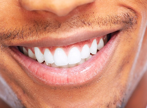 Closeup of a man smiling