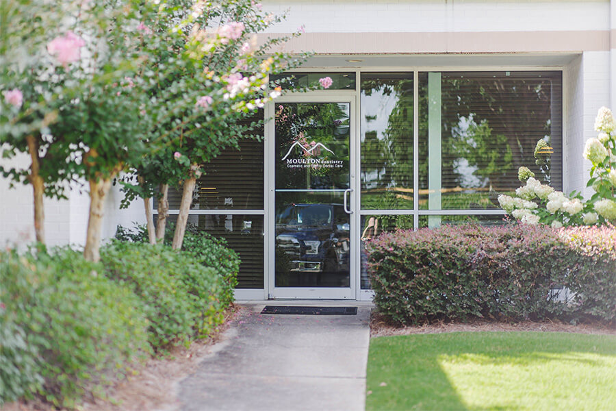 front door of dentist office