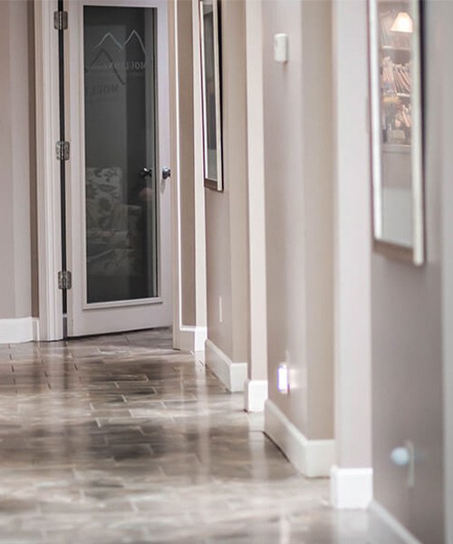 hallway in office