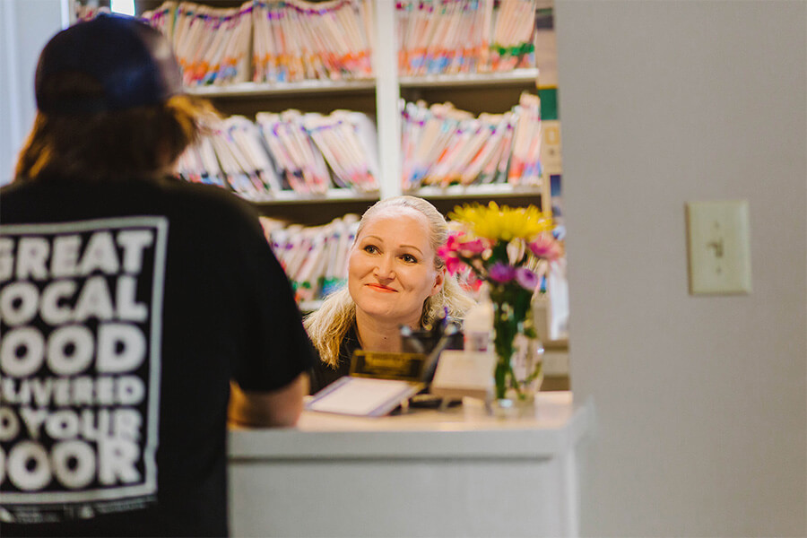 front desk